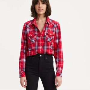 Vintage LEVI's plaid Shirt
